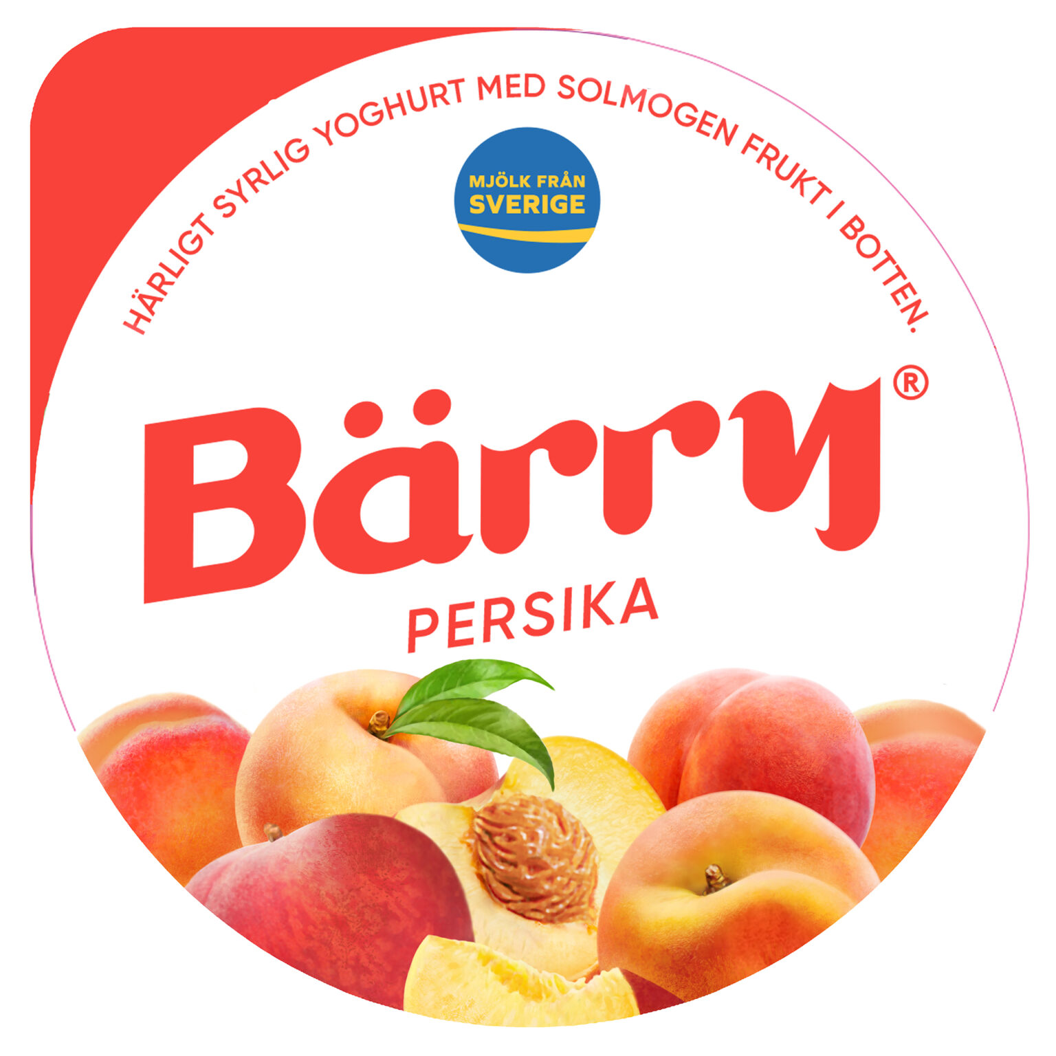 Illustrationer för förpackningar yoghurt med smakerna blåbär, körsbär, jordgubb, smultron, äpple, persika och lingon. Utförd av Tomas Lindell.