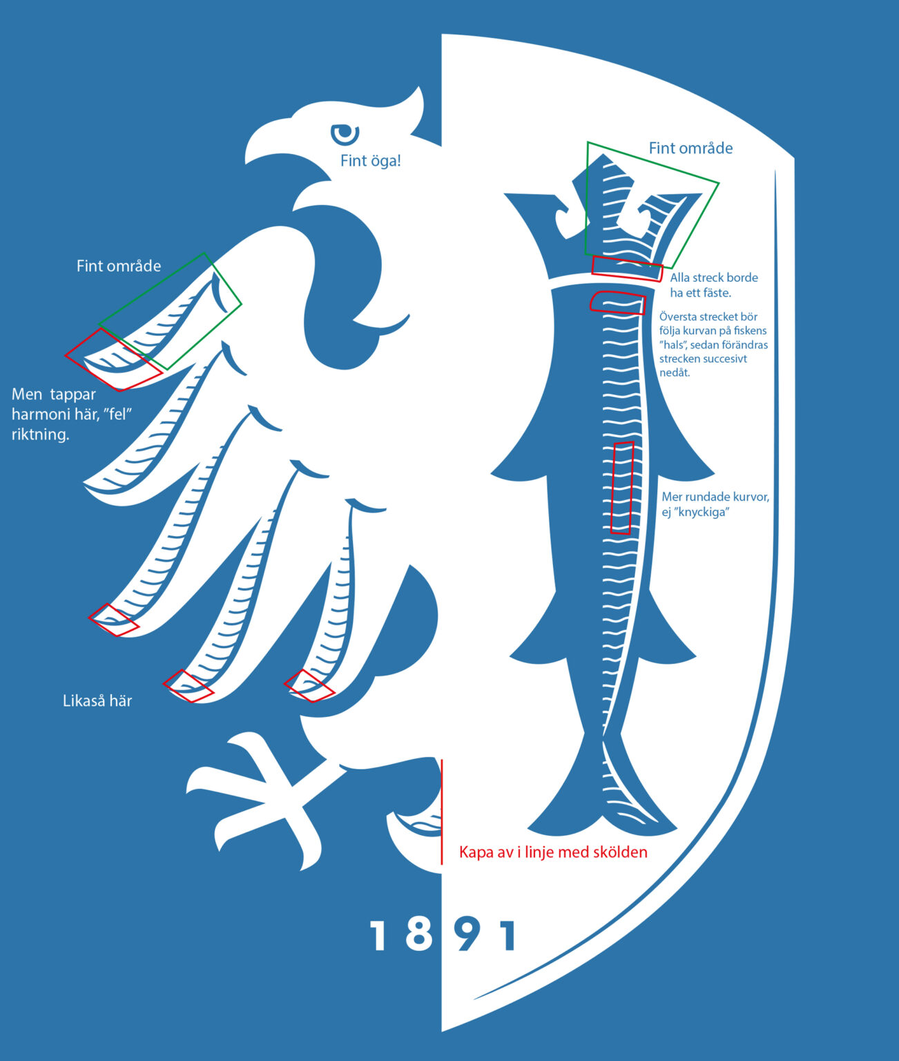 Illustration föreställande en ny tolkning av en traditionell symbol för Hansa Borg Bryggerier. Utförd av Tomas Lindell.