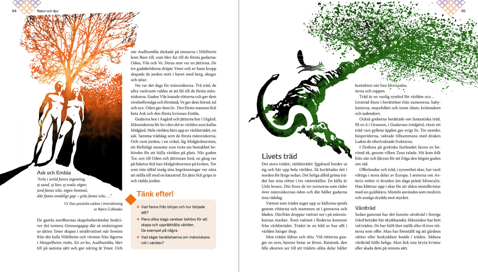 Illustrationer religion för SO-serie högstadiet från Bonnier utbildning. Har arbetat i ett grafiskt serietidningsmanér. Utförd av Tomas Lindell.