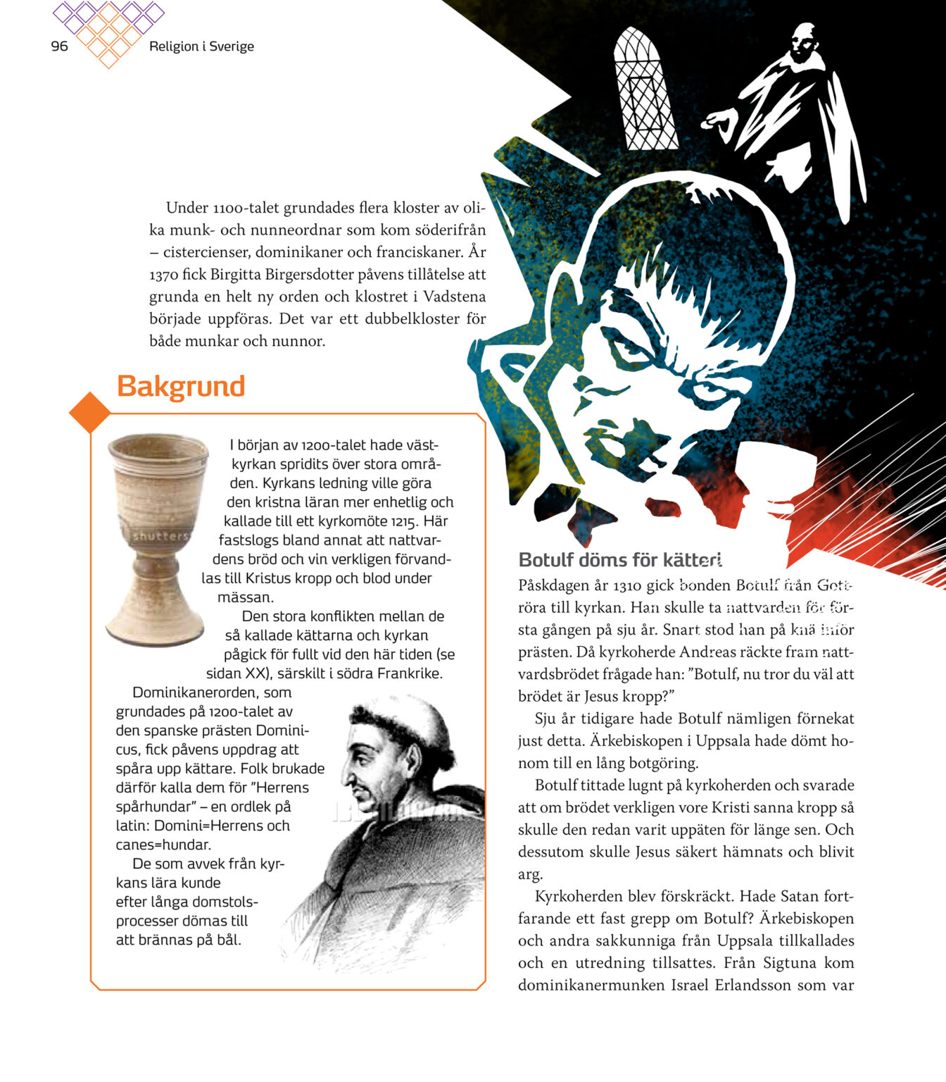Illustrationer religion för SO-serie högstadiet från Bonnier utbildning. Har arbetat i ett grafiskt serietidningsmanér. Utförd av Tomas Lindell.