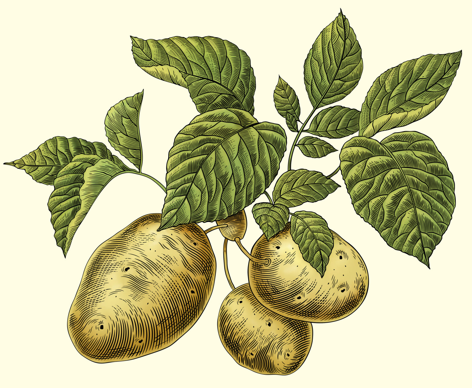 Illustrationer förpackningar föreställande potatis, rödbetor och palsternacka. Utförd av Tomas Lindell.